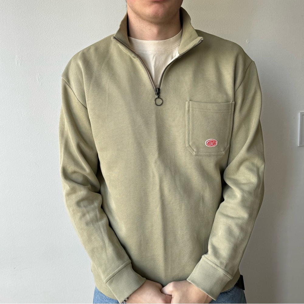 Armour Lux - Half zip sweater. Organic cotton. Men’s US: Medium. Like new.